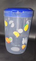 Clear Pitcher with fruit stickers