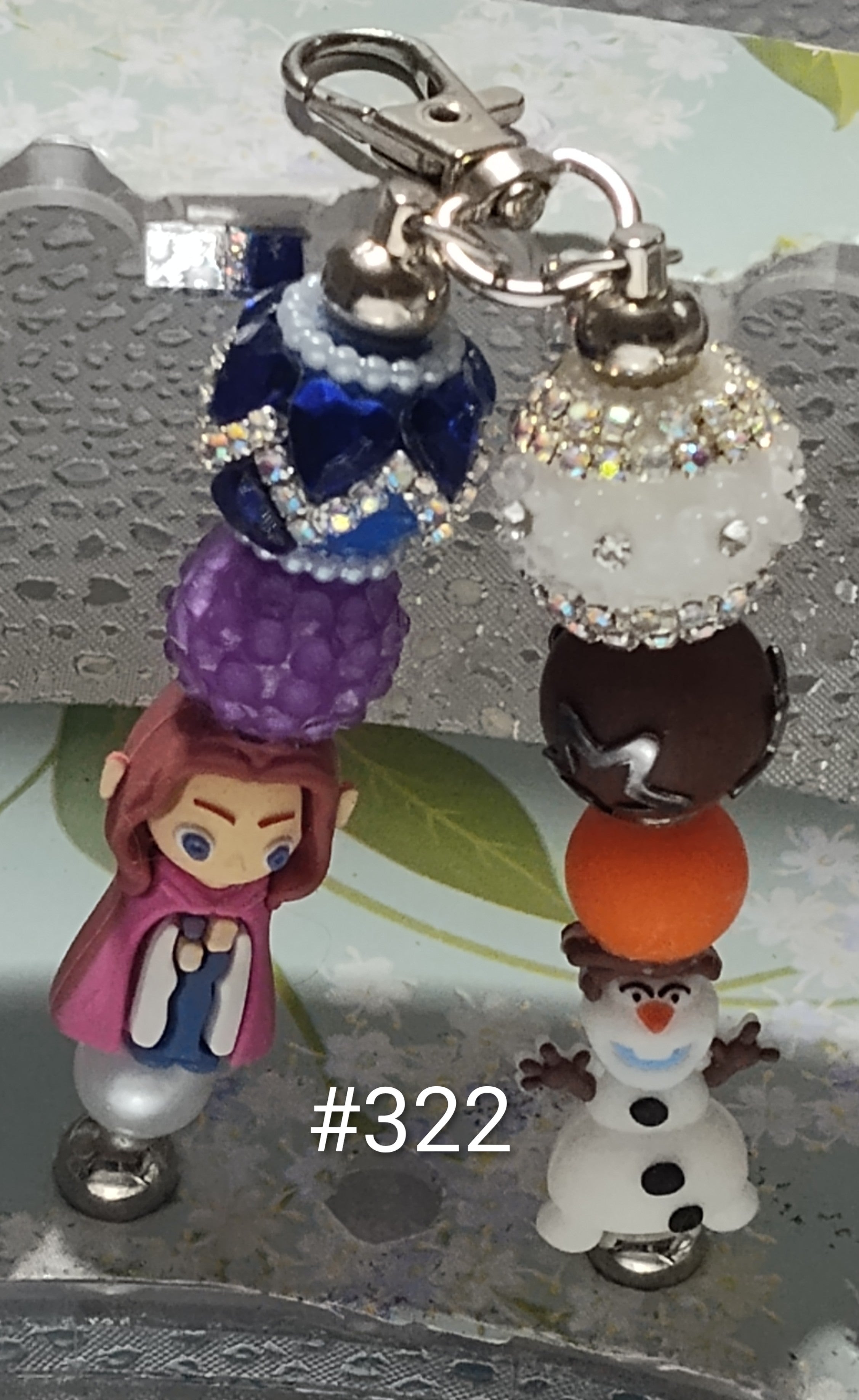Anna and Olaf Double Keychain #322