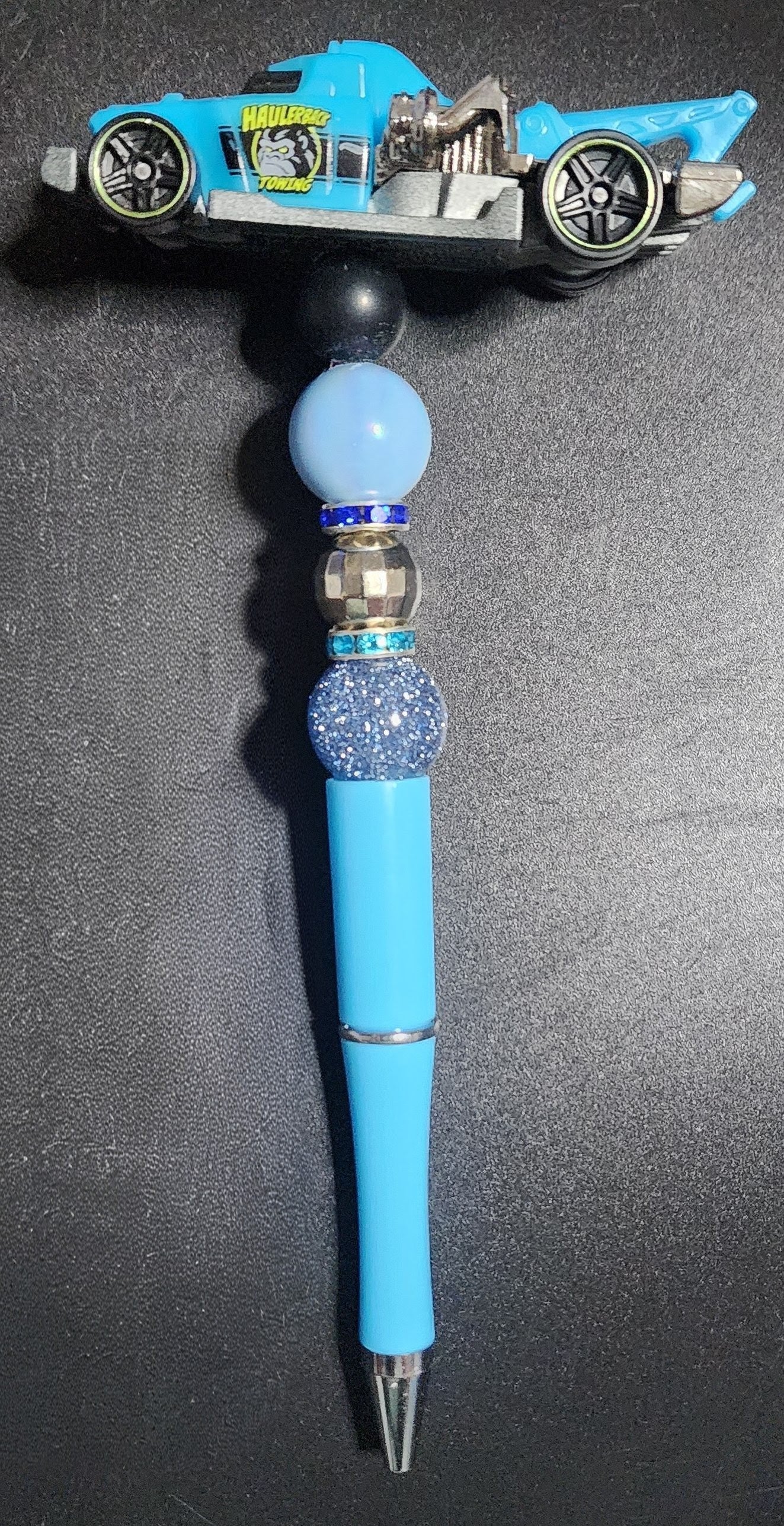 Blue Hot Wheels Pen
