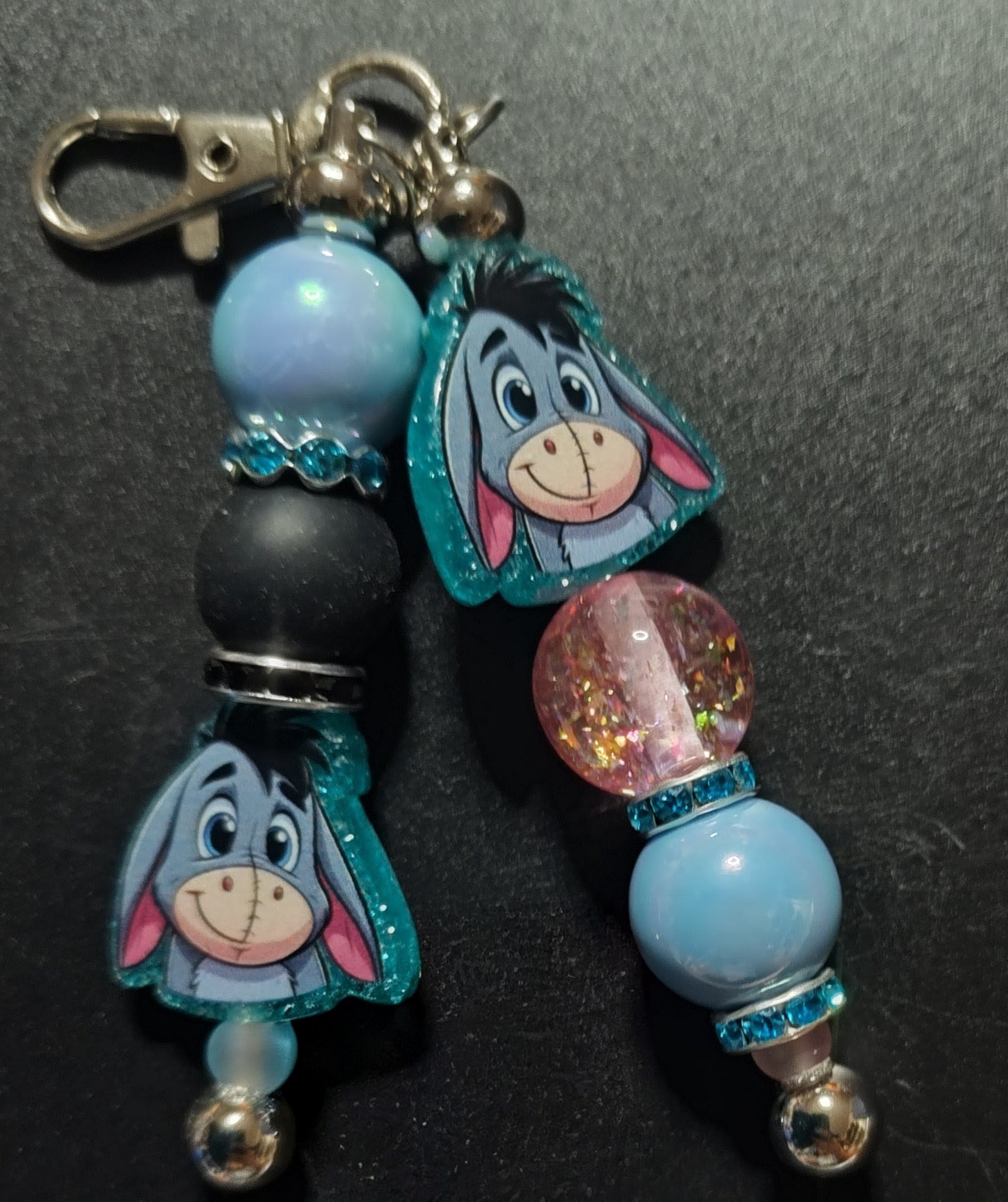 Eeyore Acrylics Double Keychain