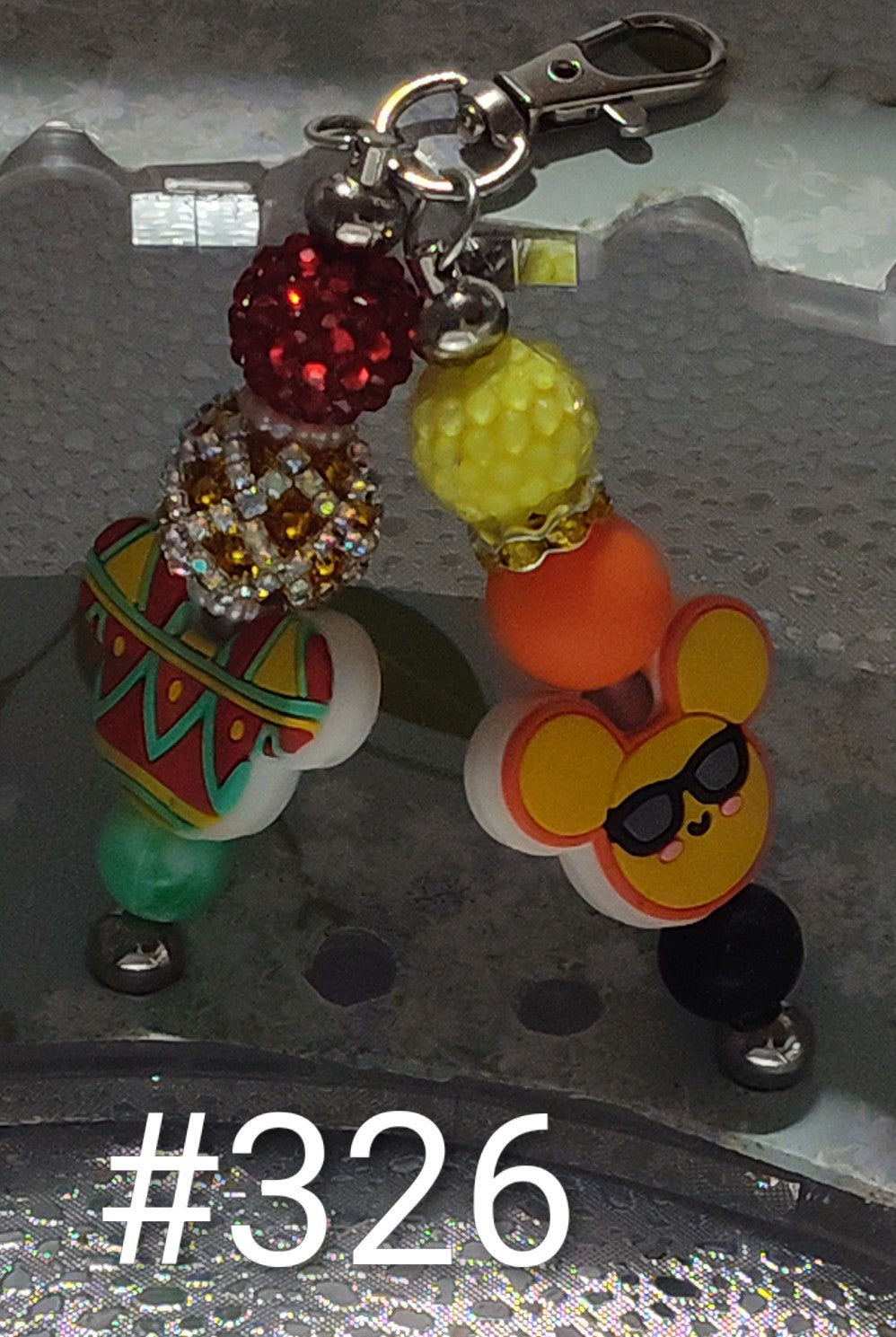 Mickey heads Double Keychain #326