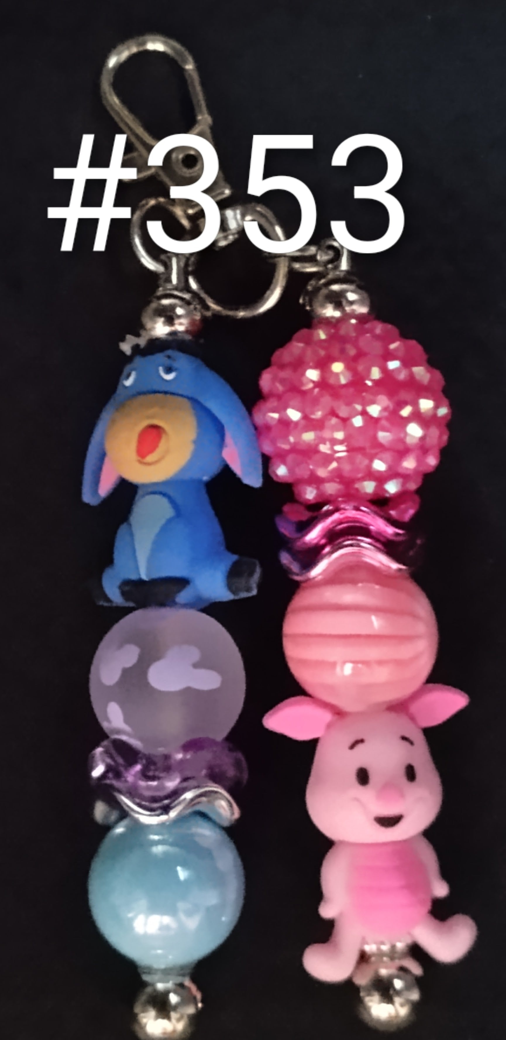 Eeyore and Piglet Double Keychain #353