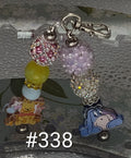 Eeyore and Winnie the Pooh Double Keychain #338