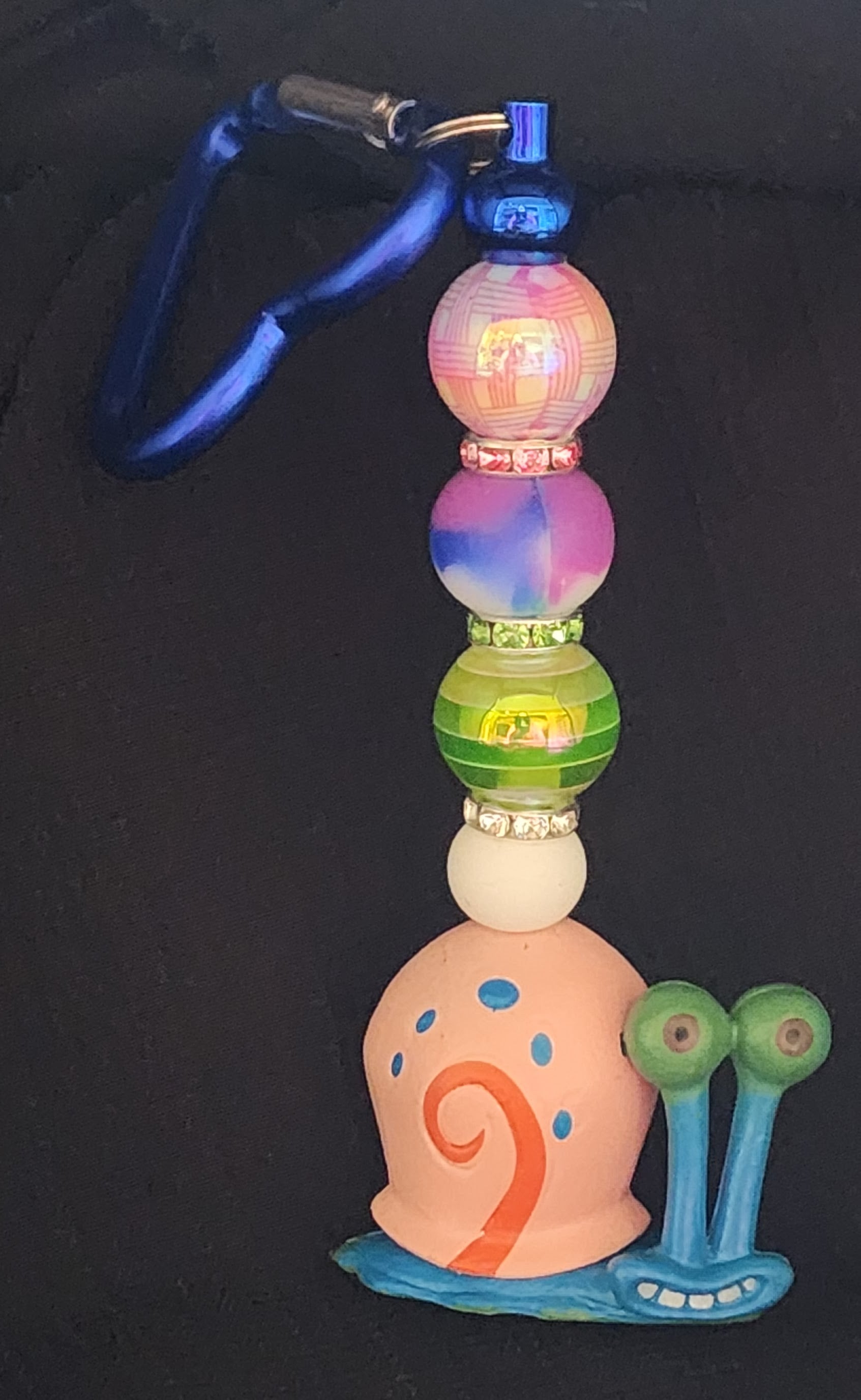 Gary the snail keychain