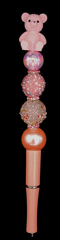 Light orange pen with pink bear