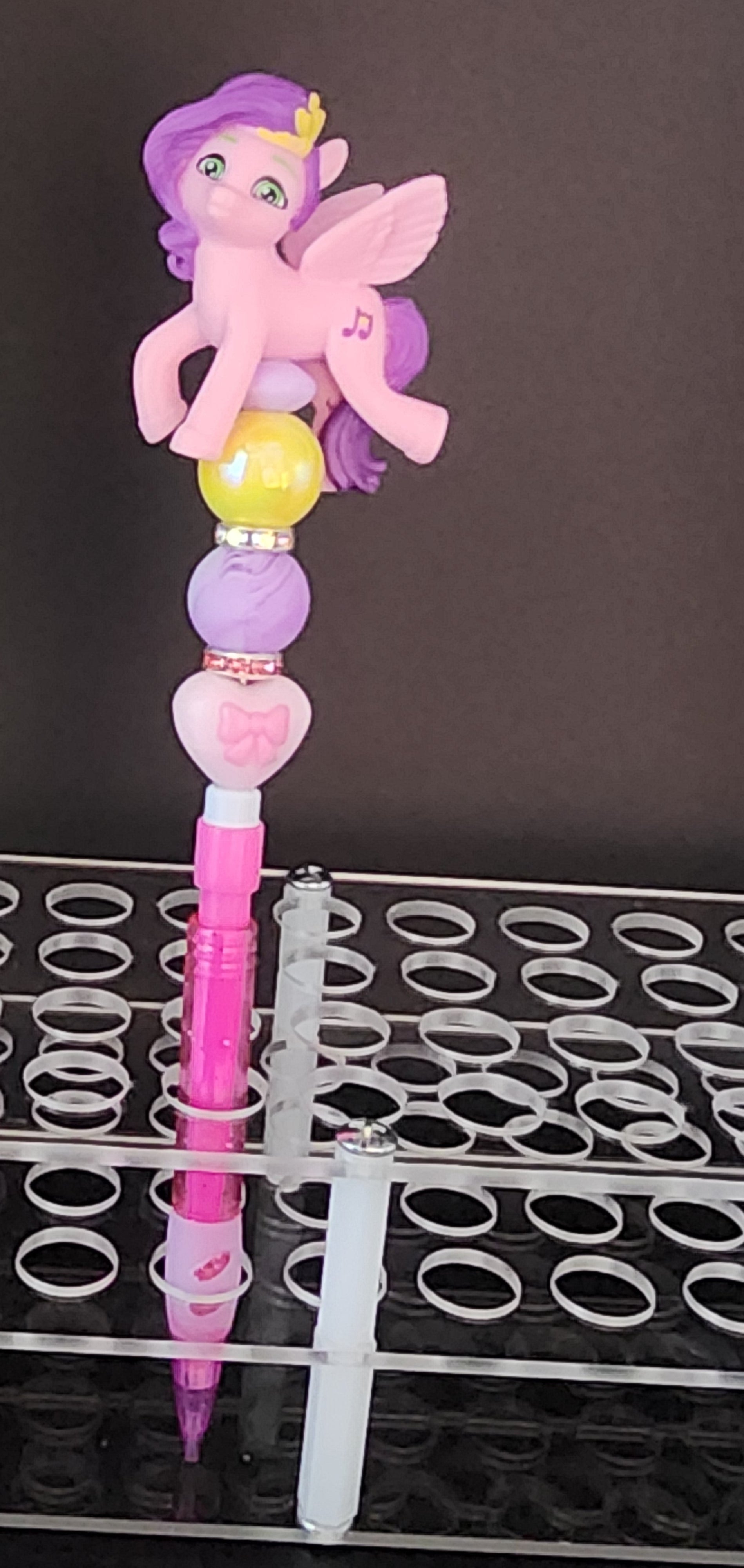 Pink and Purple My Little Pony with wings Pencil