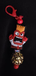 Red keychain with Anger