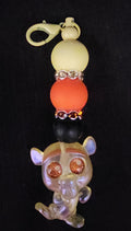 Yellow keychain with Tigger
