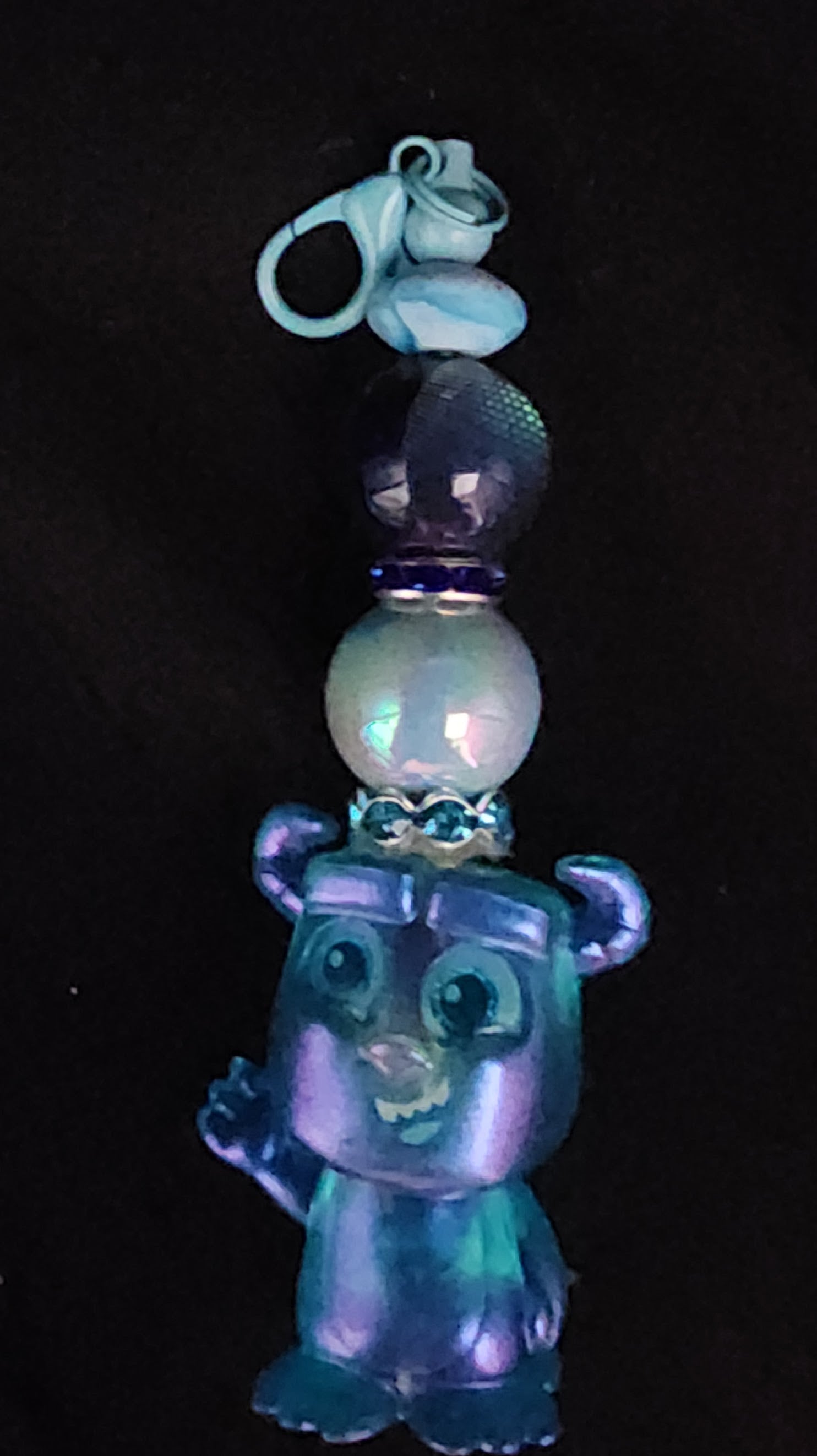 Lt blue keychain with Sully focal