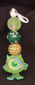 White keychain with Mike W focal