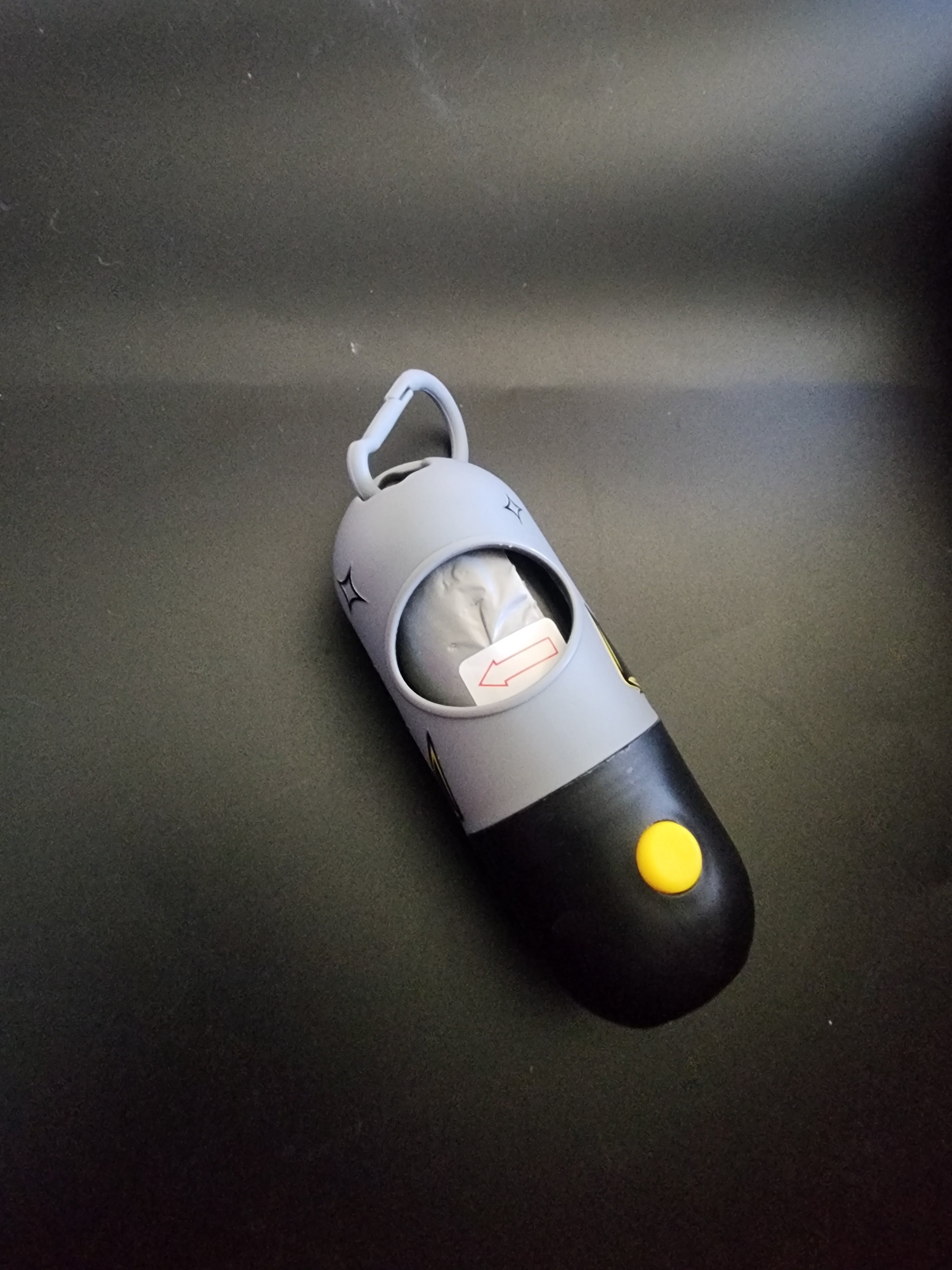 Dog Waste Bag Holder w/Flashlight