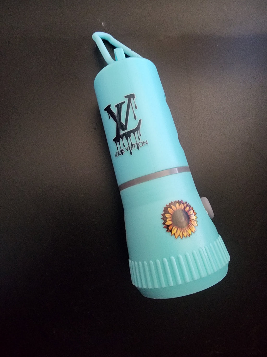 Dog Waste Bag Holder w/Flashlight