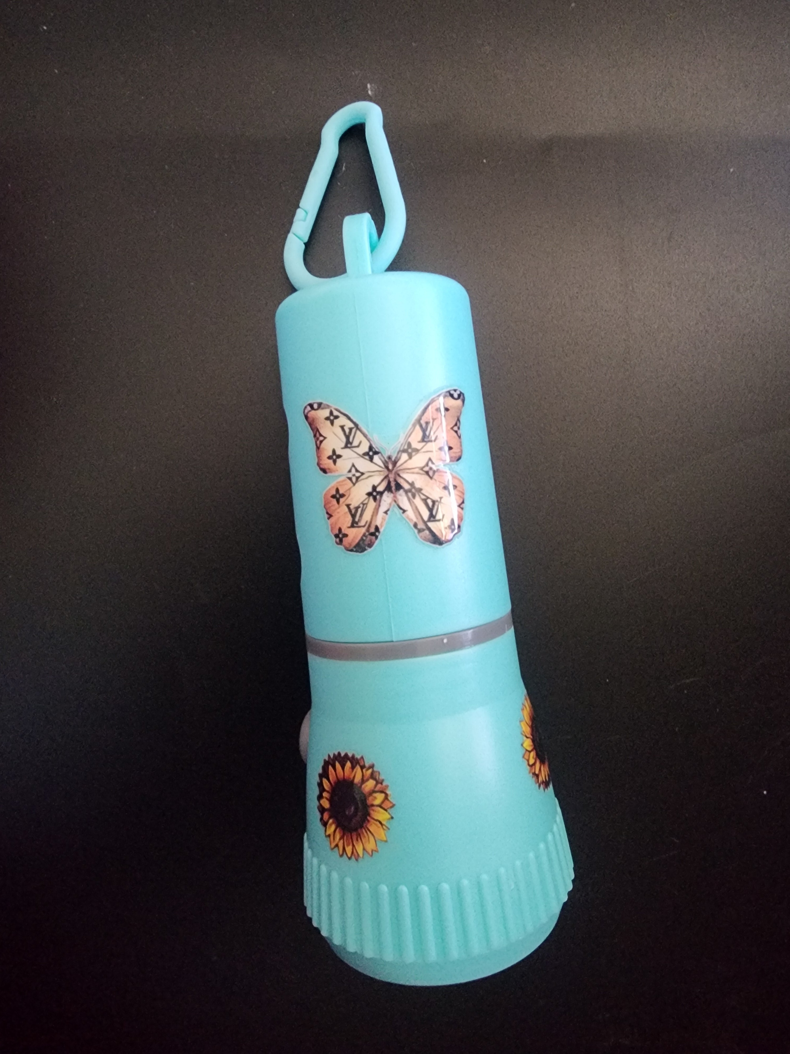 Dog Waste Bag Holder w/Flashlight